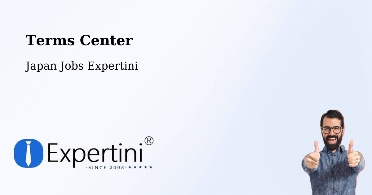 Terms of Service – Kozakai Chō - Japan Jobs Expertini
